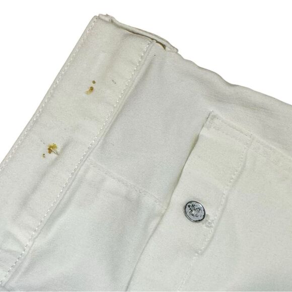 Anthropologie Pilcro Wide-Leg White Denim Jean Pants Size 26 - Picture 8 of 12